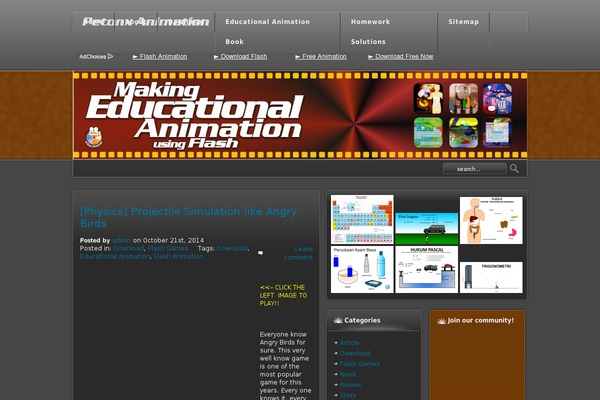 Ikarus theme site design template sample