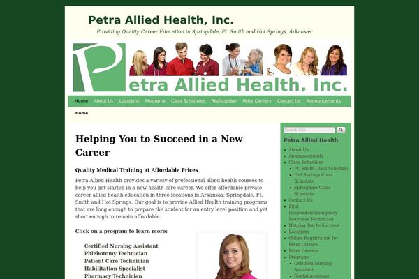 petraalliedhealth.com site used Weaver II