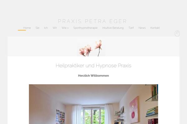 Serene theme site design template sample