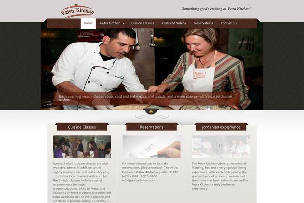 The Restaurant theme site design template sample