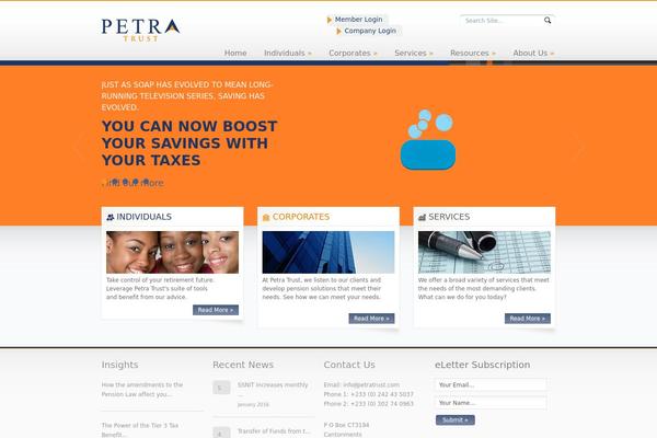 petratrust.com site used Petra
