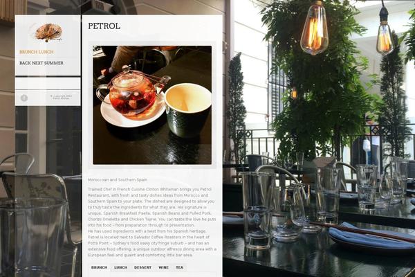 Flashlight theme site design template sample