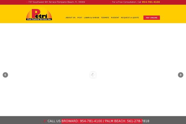 petrispestcontrol.com site used Petri