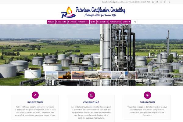 Enfold theme site design template sample