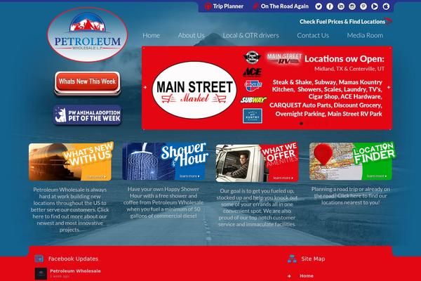 Petroleum theme site design template sample