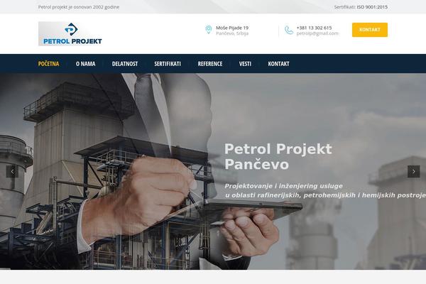 Industrial theme site design template sample