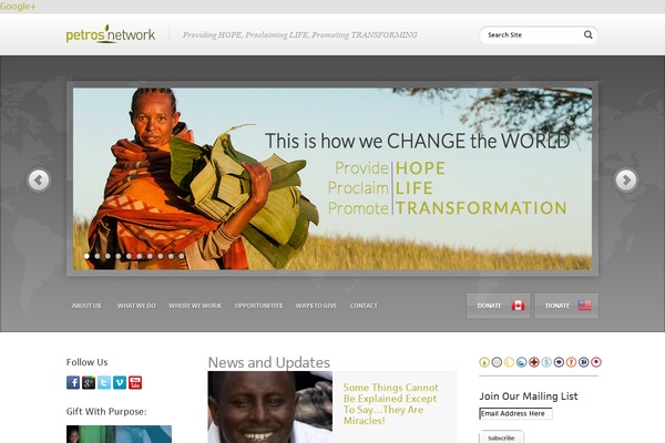 Aid theme site design template sample