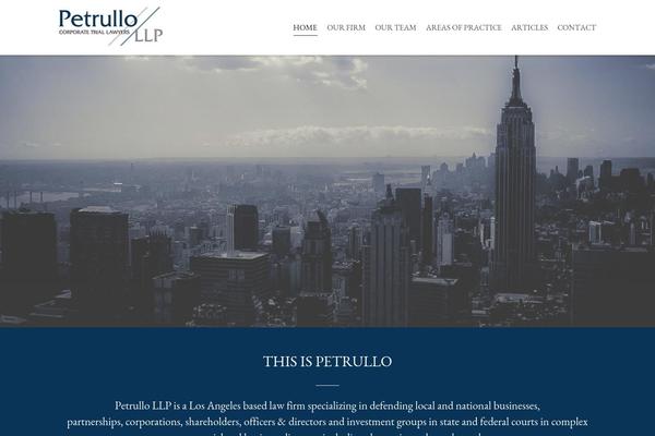 Dante theme site design template sample