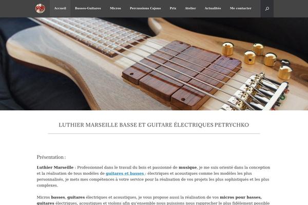 Vantage theme site design template sample