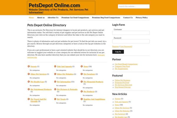 Site using Article Directory plugin