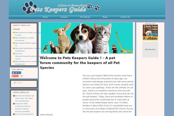 Site using ThePath Tabbed Widget Plugin plugin