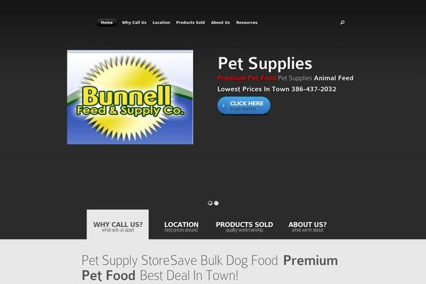 Nova theme site design template sample