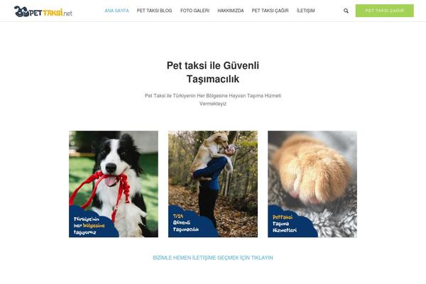 Whiskers theme site design template sample