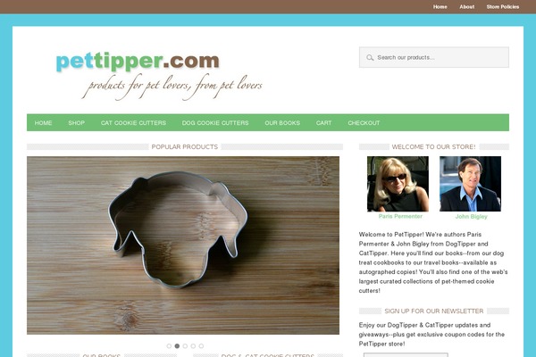 pettipper.com site used Metro