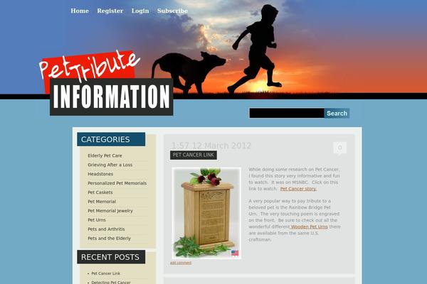 pettributeinfo.com site used Theme907