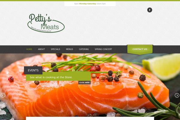 Bistro theme site design template sample