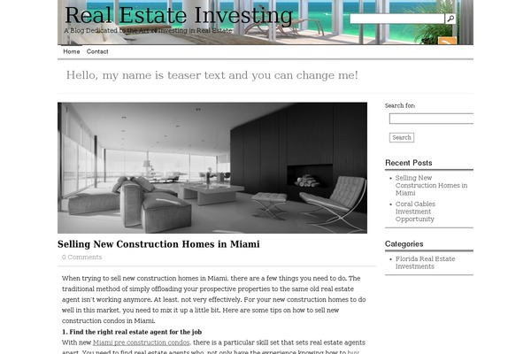 Plain Fields theme site design template sample