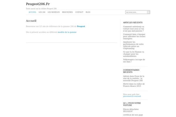 peugeot206.fr site used Tm-base