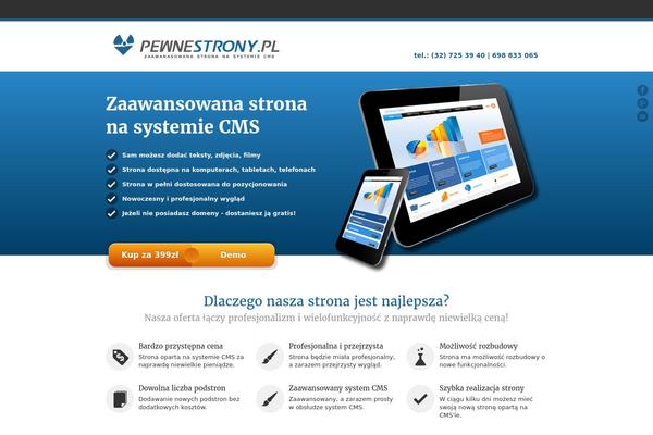 JustLanded theme site design template sample
