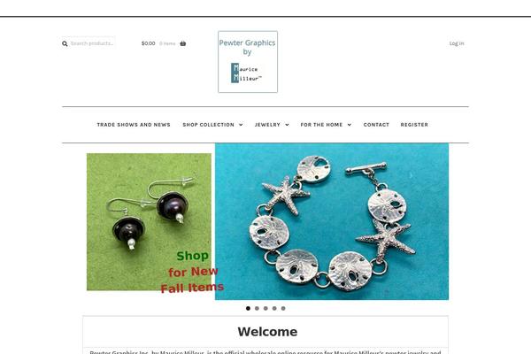 Galleria theme site design template sample