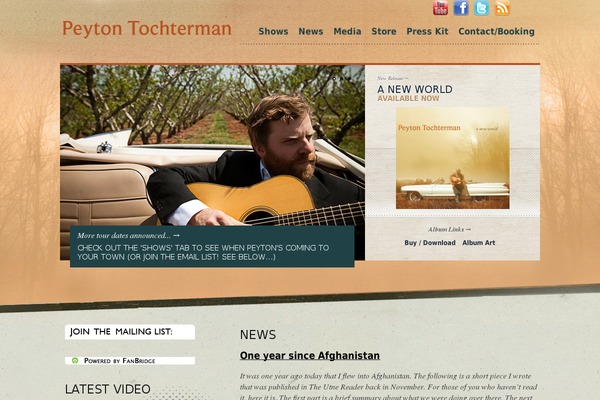 peytontochterman.com site used Faded