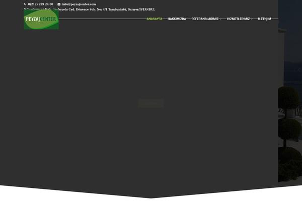 Landscaping theme site design template sample