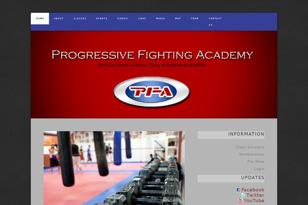Fightclub theme site design template sample