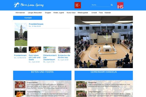 Revised theme site design template sample