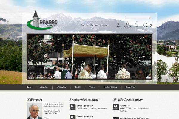 Wp-church theme site design template sample