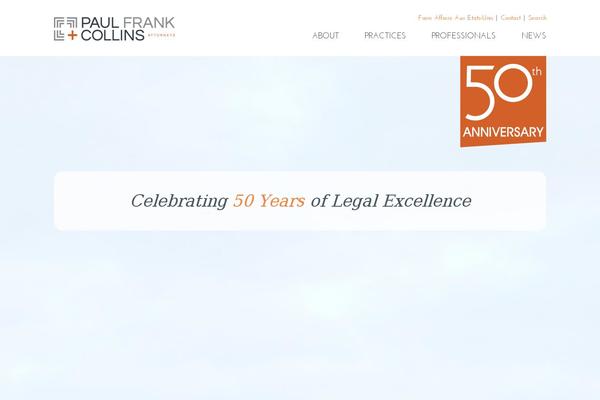 Pfc theme site design template sample