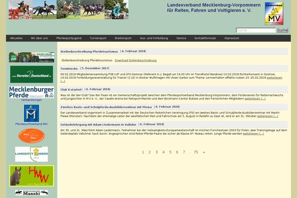 pferdesportverband-mv.de site used Sportverband