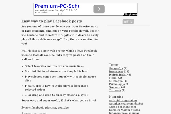 pff.lt site used Pig