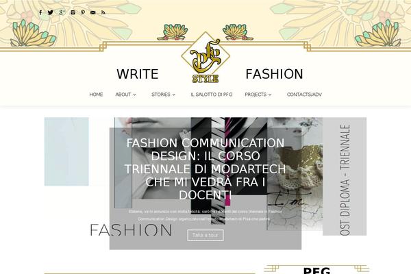 Tempest theme site design template sample