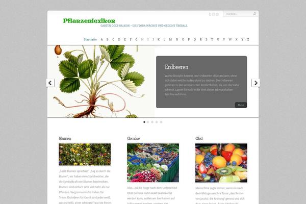 Chameleon theme site design template sample