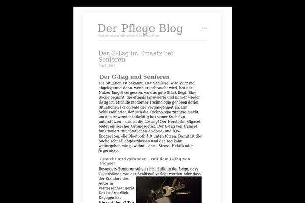 Clear theme site design template sample