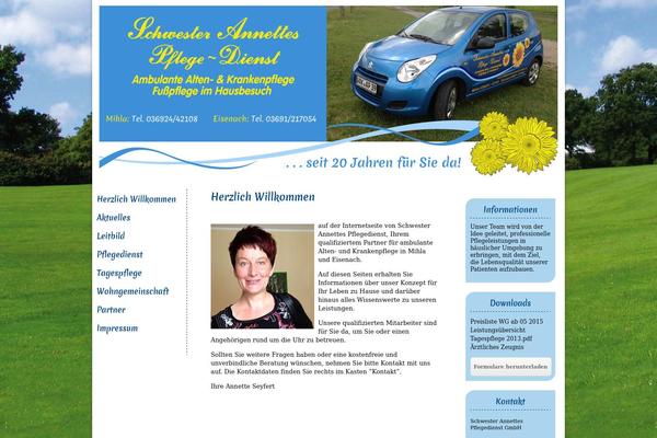 pflegedienst-eisenach-mihla.de site used Jellybean