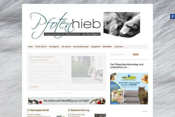 Herald theme site design template sample