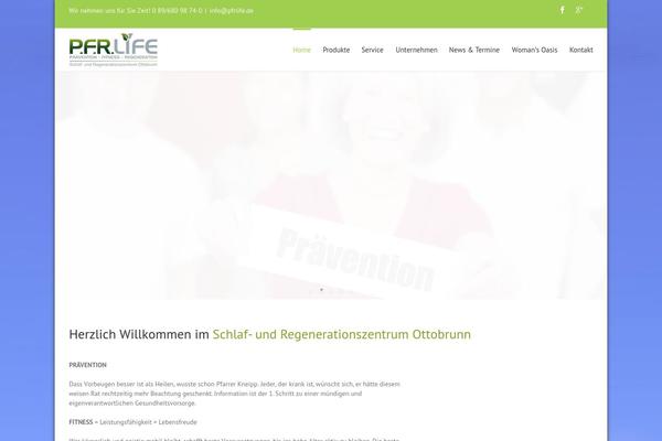 Site using Go_portfolio plugin