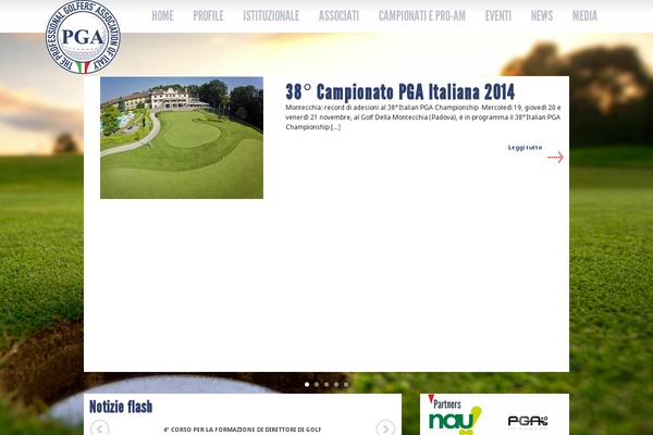 Pga theme site design template sample