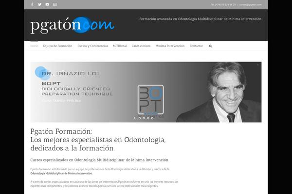 Avada theme site design template sample