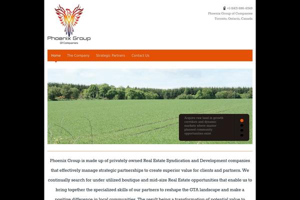Blackbird theme site design template sample