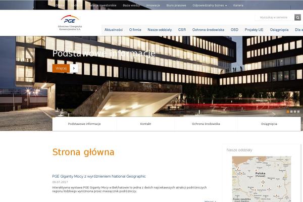 pge theme websites examples