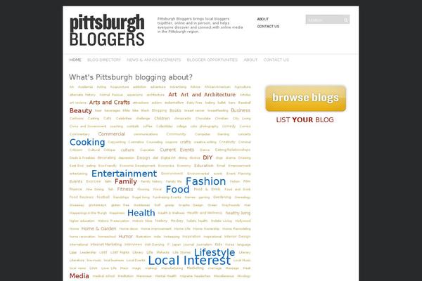 Site using Better Tag Cloud plugin