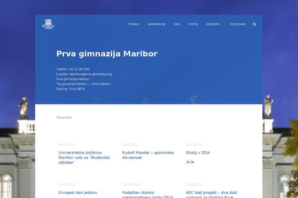 Jupiter Child theme site design template sample