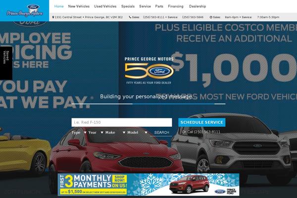 Dealer Inspire theme site design template sample