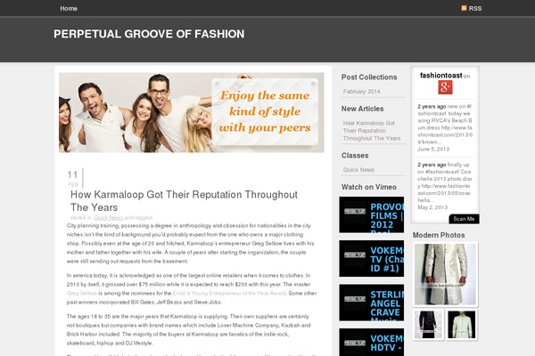 Site using Alpine PhotoTile for Flickr plugin