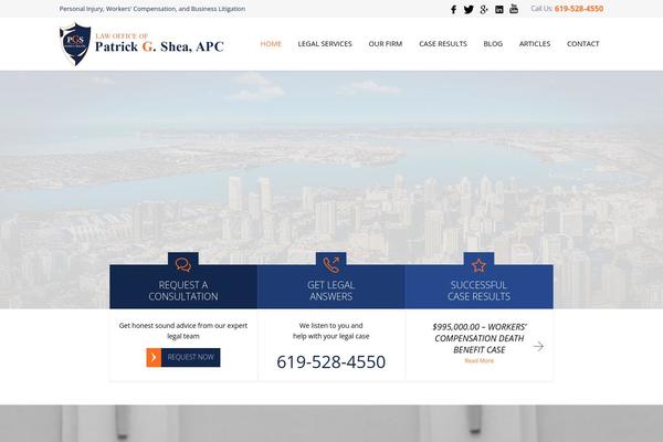 Site using Vamtam-push-menu plugin
