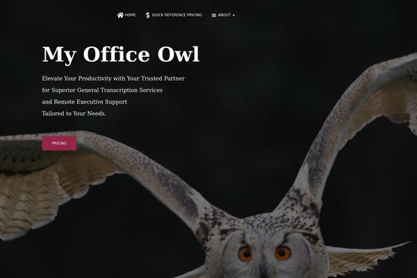 Hestia theme site design template sample