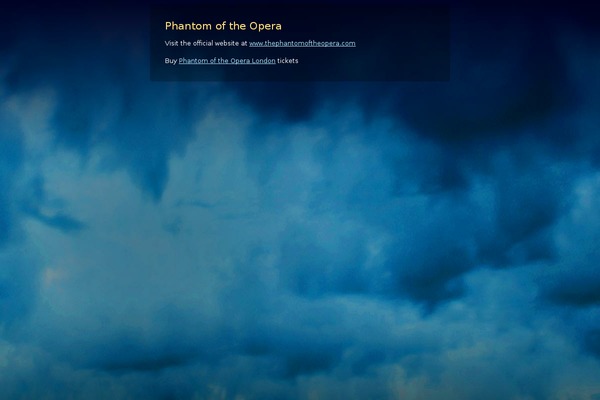 phantomoftheopera.com site used Phantom