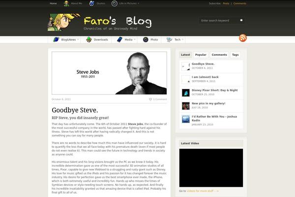 Fresh News theme site design template sample